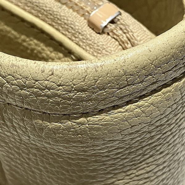 Nina Ricci Beige Leather Tote Bag in Good Condition