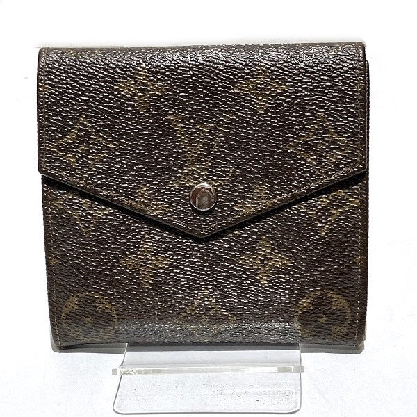 Louis Vuitton Monogram Portomone Bie Carte Credit Wallet M61660 in Fair Condition