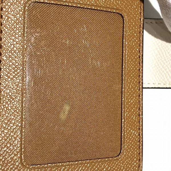 Coach Leather Medium Corner Zip Wallet 6390 in Good Condition