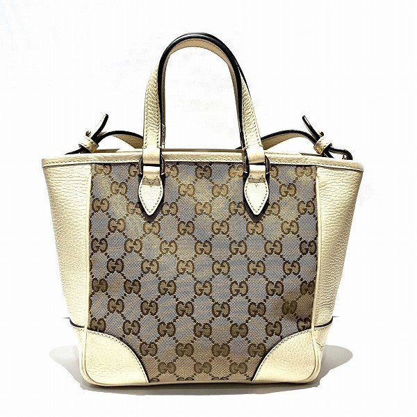 Gucci GG Canvas Handbag 449241 in Good Condition