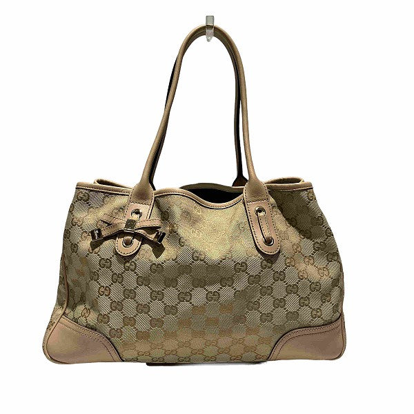 Gucci GG Canvas Princy Tote Bag 163805 in Good Condition