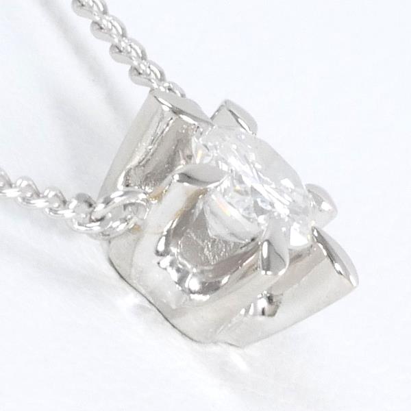 Platinum PT900 PT850 Diamond Necklace 0.32ct