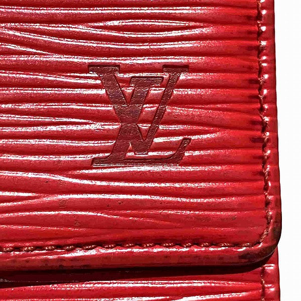 Louis Vuitton Epi Leather Trifold Wallet M63487 in Good Condition