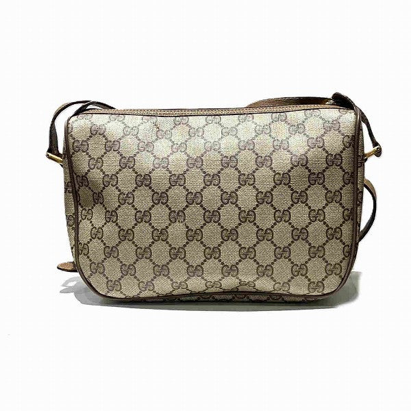 Gucci GG Supreme Shoulder Bag 89.02.077 in Fair Condition