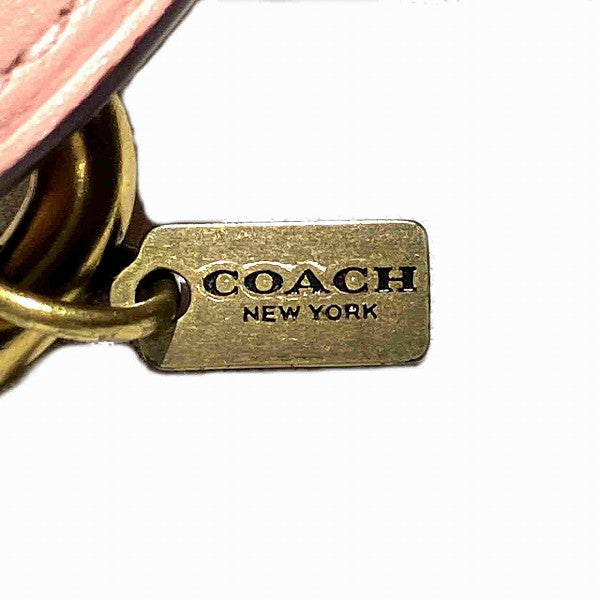 Coach Leather Tea Rose Flower Strap 22887 in Good Condition