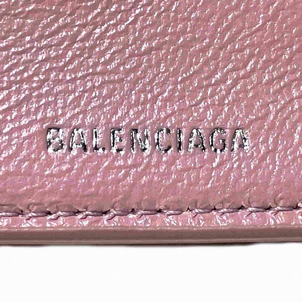 Balenciaga Leather CASH MINI Chain Mini Wallet 618145 in Good Condition