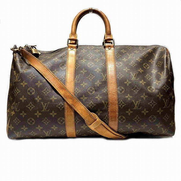 Louis Vuitton Monogram Keepall Bandouliere 45 Travel Bag M41418 in Good Condition