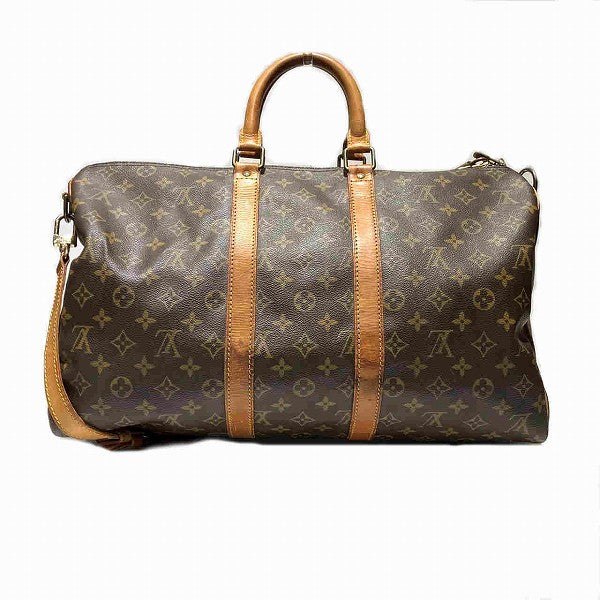 Louis Vuitton Monogram Keepall Bandouliere 45 Travel Bag M41418 in Good Condition