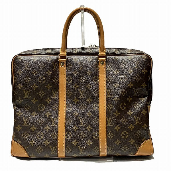 Louis Vuitton Monogram Porte-Documents Voyage Briefcase M53361 in Fair Condition