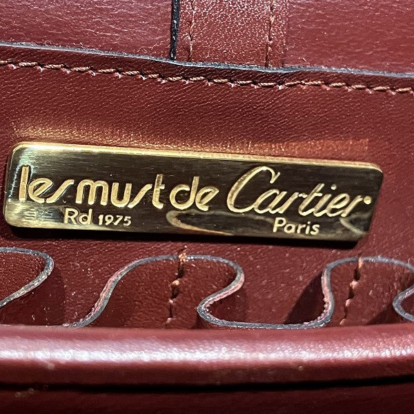 Cartier Must Line Leather Shoulder Bag for Women in Good Condition