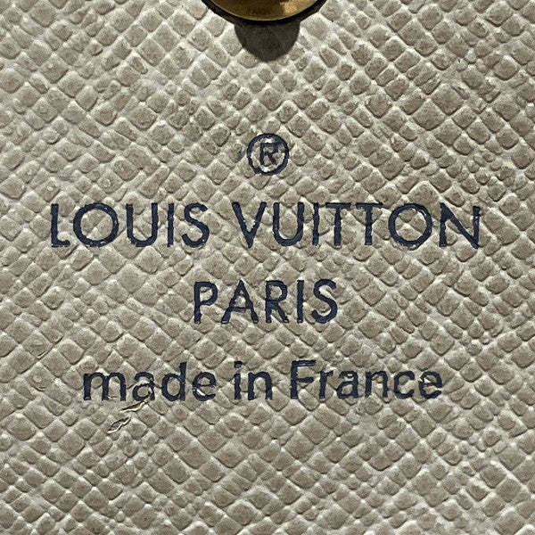 Louis Vuitton Damier Azur Portefeuille Sarah Long Wallet N61735 in Fair Condition