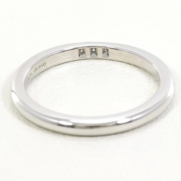 Tiffany & Co PT950 Platinum Diamond Forever Wedding Band Ring in Excellent Condition