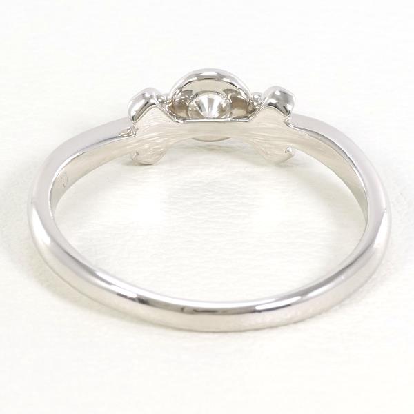 PT900 Platinum Diamond Ring 15号 0.20ct SI2 in Excellent Condition