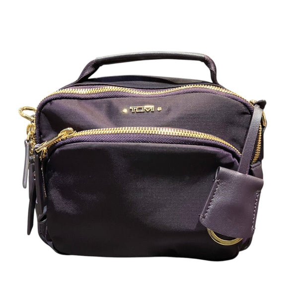 Tumi Voyageur Troy Nylon Calf Leather Shoulder Bag
