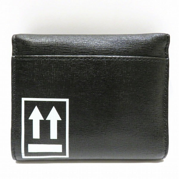 Off-White Leather Trifold Wallet