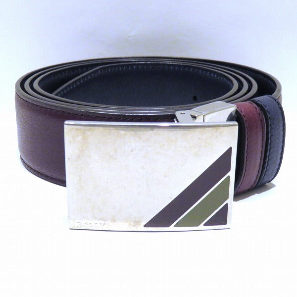 Bally Leather Cherry Belt 6200143