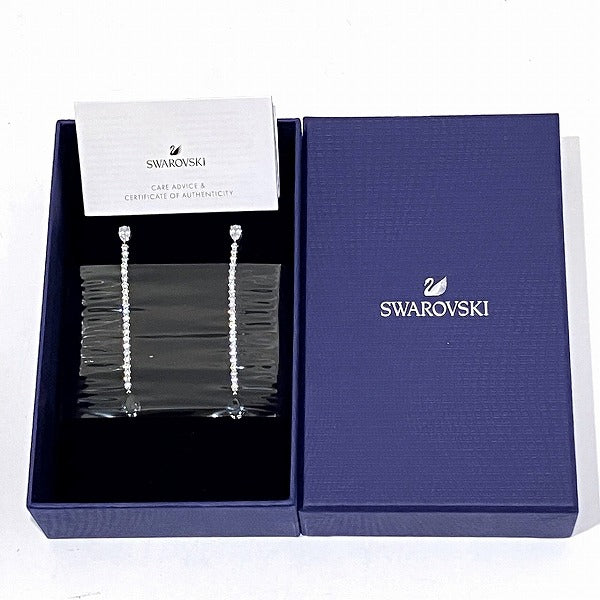 Swarovski Stainless Steel 70mm Drop Earrings 5457641 in Pristine Condition