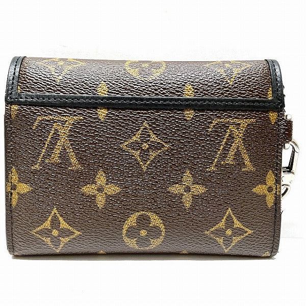 Louis Vuitton Monogram Macassar Compact Wallet M60167 in Good Condition