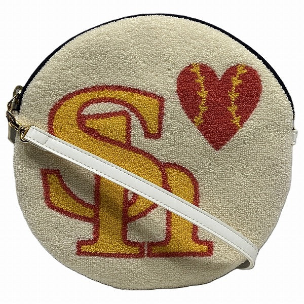 Samantha Thavasa Baseball Clutch Shoulder Bag