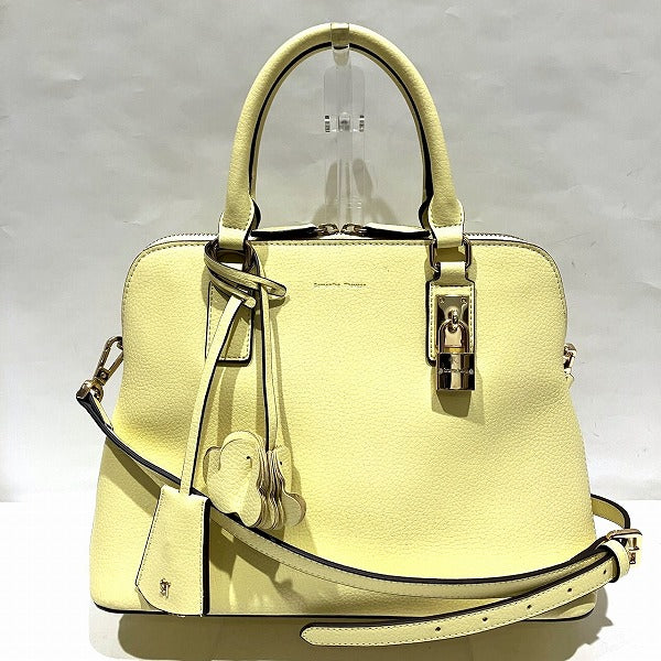 Samantha Thavasa Lady Mine Leather Handbag in Good Condition