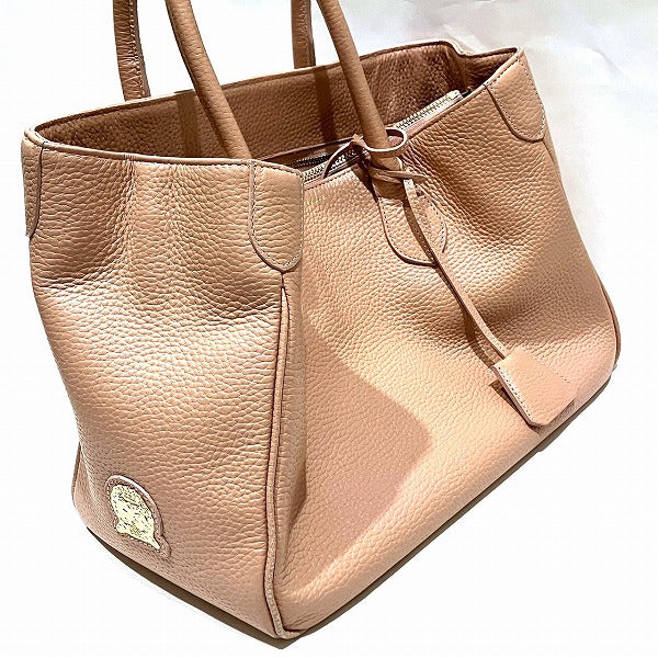 ADMJ Pink Leather Tote Bag