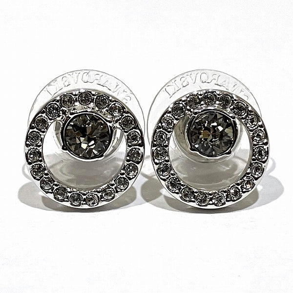 Swarovski Rhodium Plated Creativity Circle Earrings 5201707 in Pristine Condition