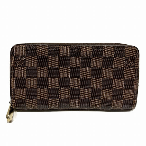 Louis Vuitton Damier Zippy Wallet N60015 in Good Condition