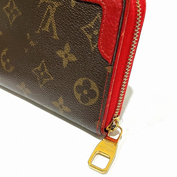 Louis Vuitton Monogram Zippy Wallet M61854 in Fair Condition