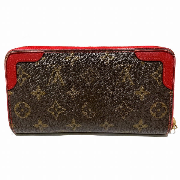 Louis Vuitton Monogram Zippy Wallet M61854 in Fair Condition