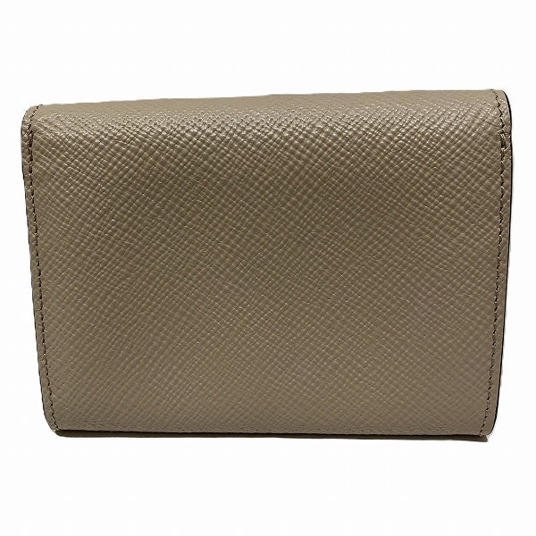 Smythson Compact Wallet Ladies Calf Leather in Good Condition