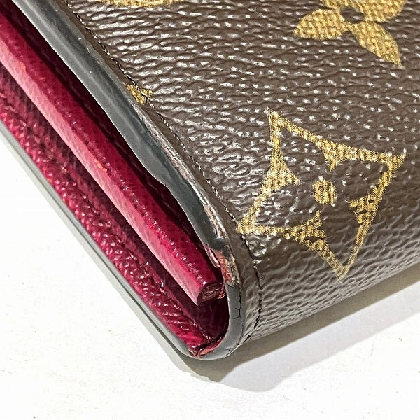 Louis Vuitton Monogram Portefeuille Sarah Long Wallet M62234 in Fair Condition