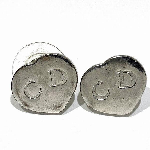 Dior Metal CD Logo Earrings in Good Condition