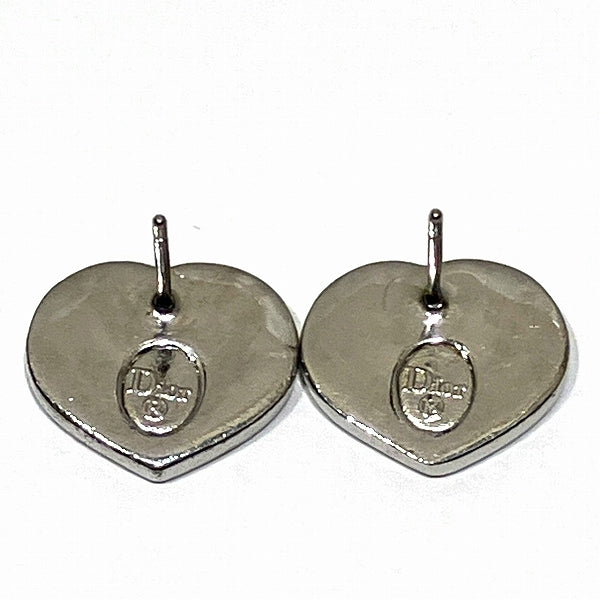 Dior Metal CD Logo Earrings in Good Condition