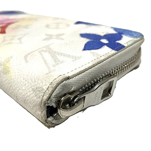 Louis Vuitton Monogram Watercolor Zippy Wallet Vertical M80499