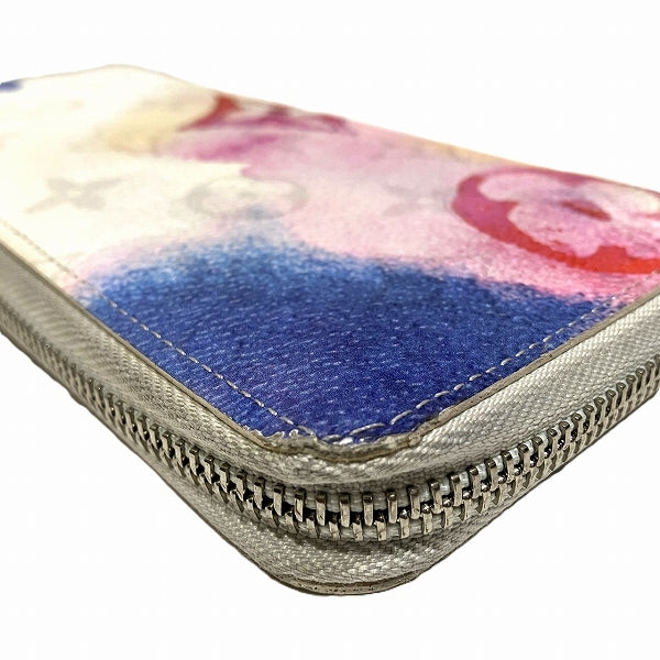 Louis Vuitton Monogram Watercolor Zippy Wallet Vertical M80499