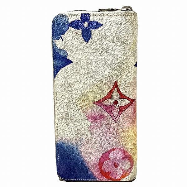 Louis Vuitton Monogram Watercolor Zippy Wallet Vertical M80499