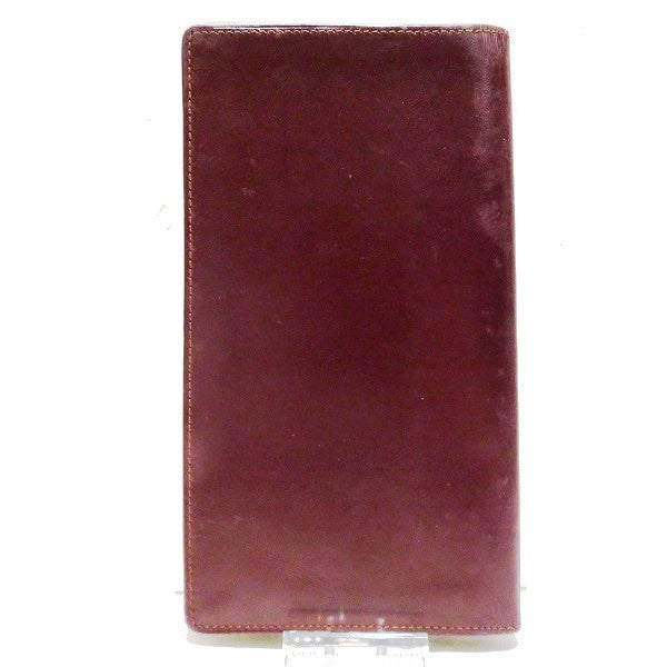 Cartier Must Line Leather Bifold Long Wallet