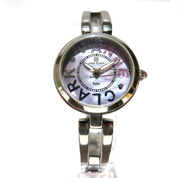 Anne Clark AU-1032-17 Solar Stainless Steel Ladies Watch in Good Condition