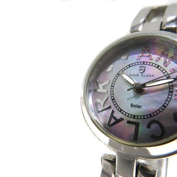 Anne Clark AU-1032-17 Solar Stainless Steel Ladies Watch