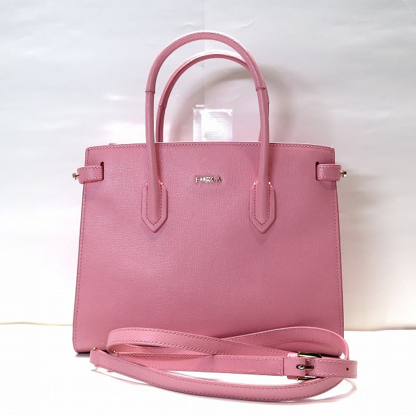 Furla Leather 2-Way Shoulder Handbag in Great Condition