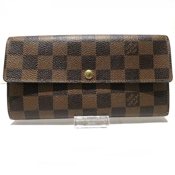 Louis Vuitton Damier Portefeuille Sarah Long Wallet N61734 in Good Condition