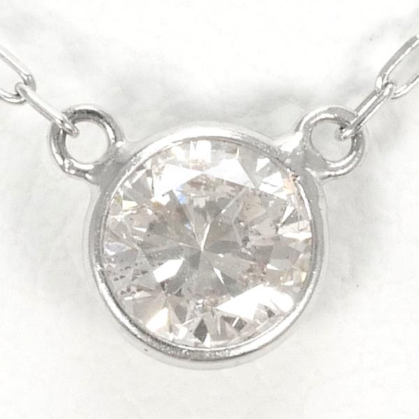 PT850 Platinum Diamond Necklace 0.30ct in Excellent Condition