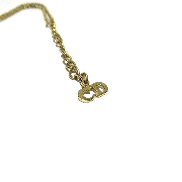 Dior Heart Motif Gold Necklace