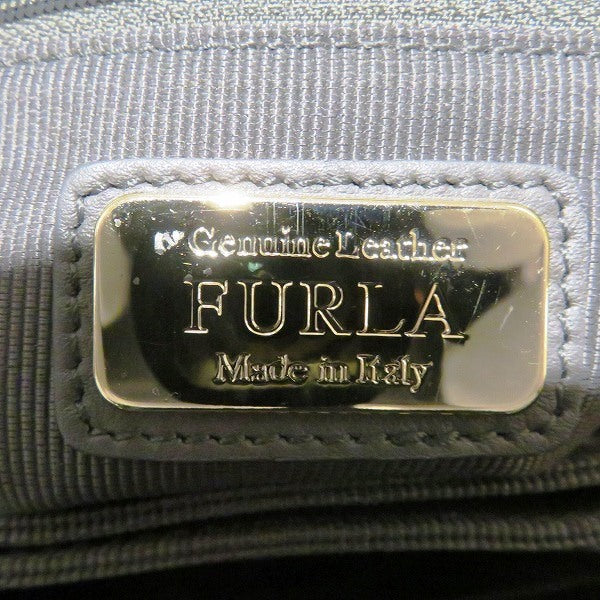 Furla BIM Croc-Embossed Leather Handbag in Great Condition