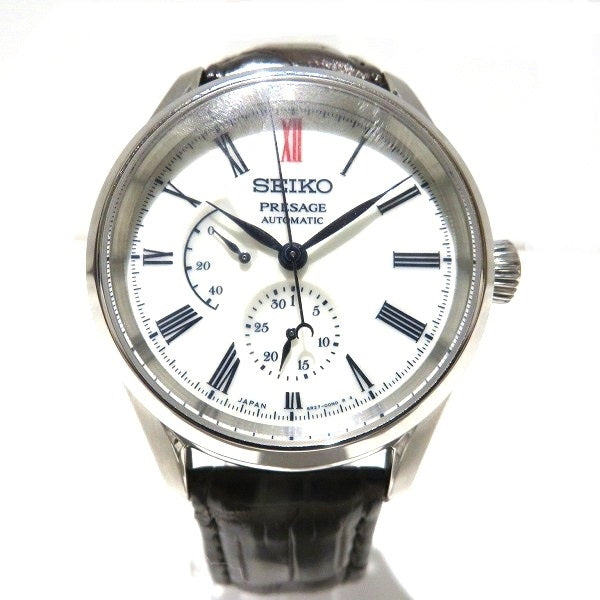 Seiko Presage Arita Porcelain Dial Automatic Watch 6R27-00N0 in Great Condition