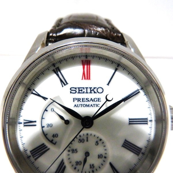 Seiko Presage Arita Porcelain Dial Automatic Watch 6R27-00N0 in Great Condition