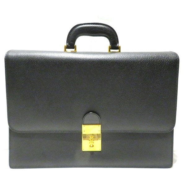 Gucci Leather Old Gucci Business Briefcase 015166 in Good Condition