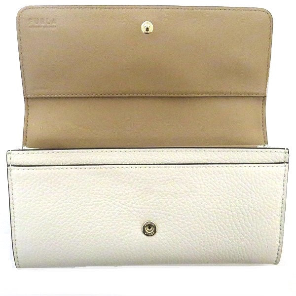 Furla Leather Camellia Bifold Wallet in Great Condition