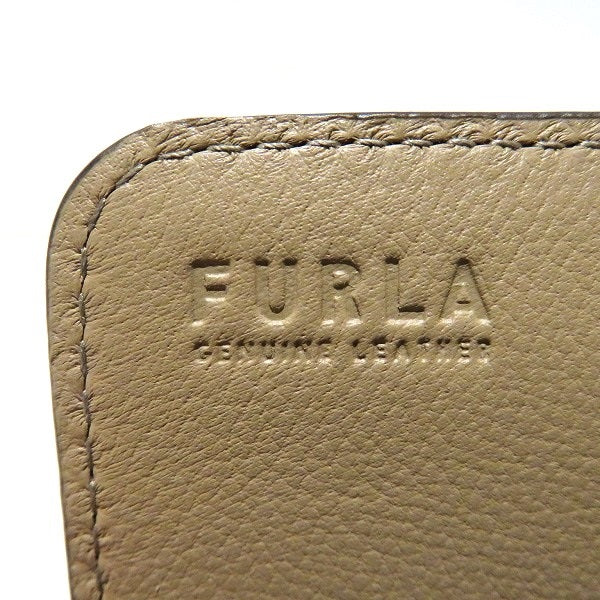 Furla Leather Camellia Bifold Wallet in Great Condition