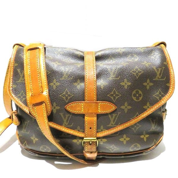 Louis Vuitton Monogram Saumur 30 Shoulder Bag M42256 in Good Condition